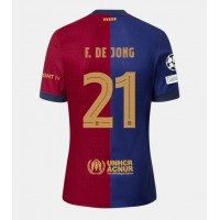 Barcelona Frenkie de Jong #21 Fotballklær Hjemmedrakt 2024-25 Kortermet